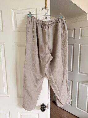 NWOT FLAX 100% Linen pant